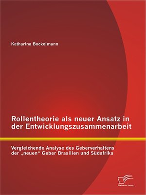 cover image of Rollentheorie als neuer Ansatz in der Entwicklungszusammenarbeit